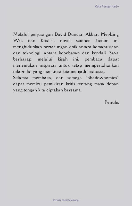 A thoughtful introduction highlighting the themes of humanity and technology in the science fiction novel "Shadownomics," encouraging critical thinking about our collective future.