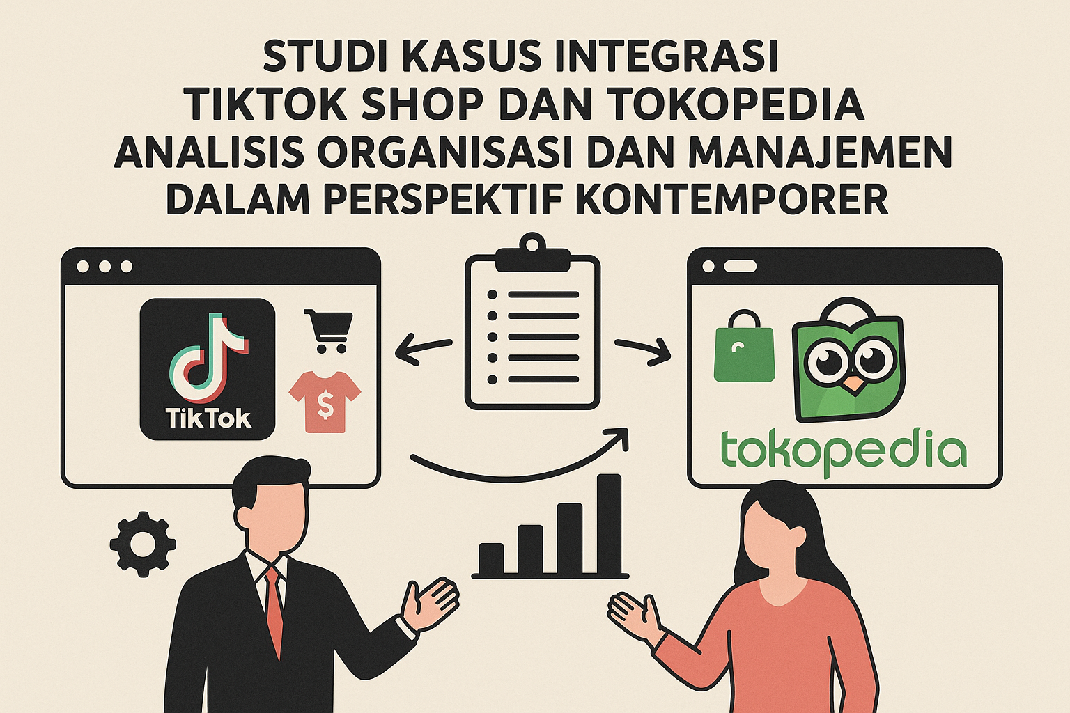 Studi Kasus 1: Integrasi TikTok Shop dan Tokopedia: Analisis Organisasi dan Manajemen dalam Perspektif Kontemporer