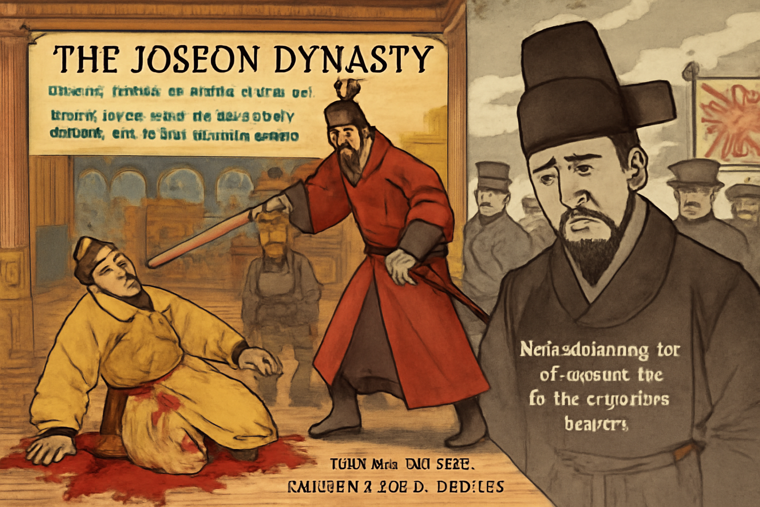 Darah dan Kehancuran: Kebangkitan dan Kejatuhan Dinasti Joseon