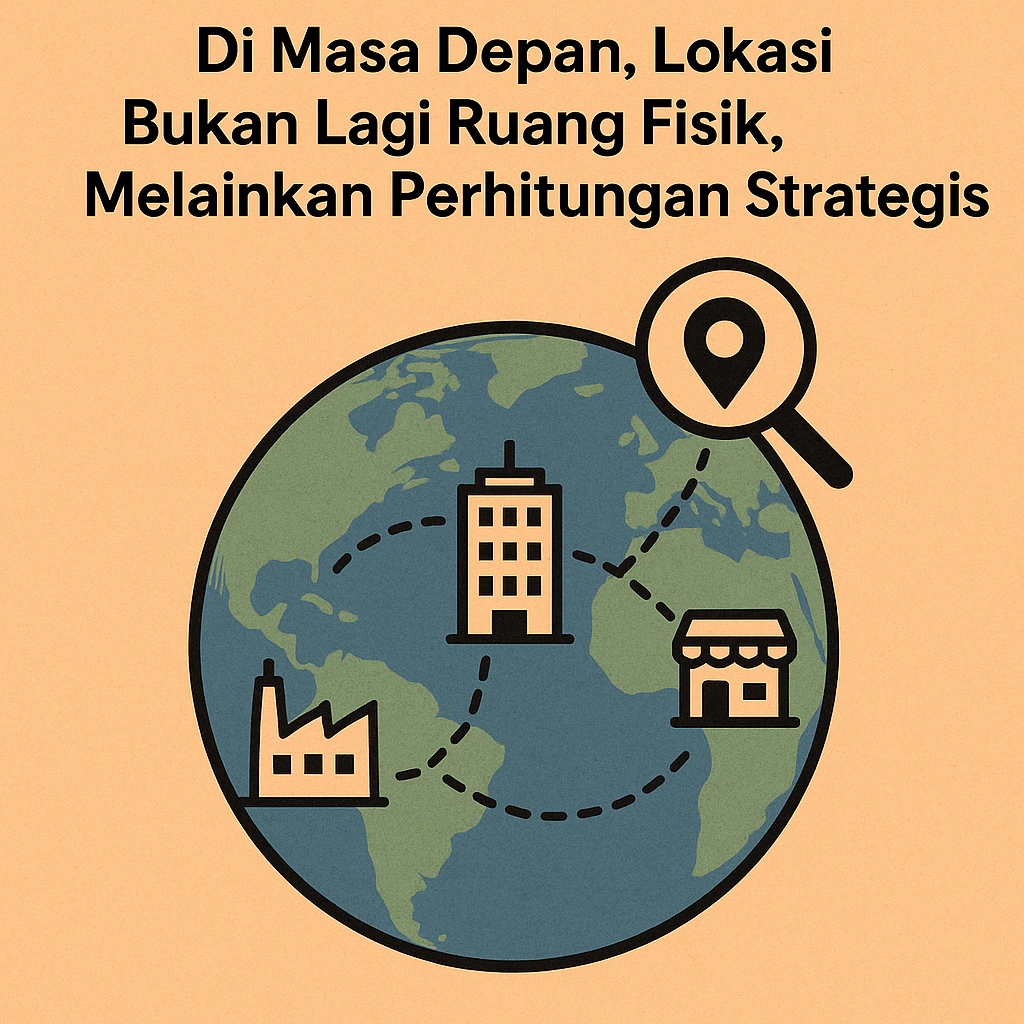 Lokasi sebagai Strategi Masa Depan: Membaca Logika Perusahaan Melalui Peta, Ekosistem, dan Masa Depan Ekonomi